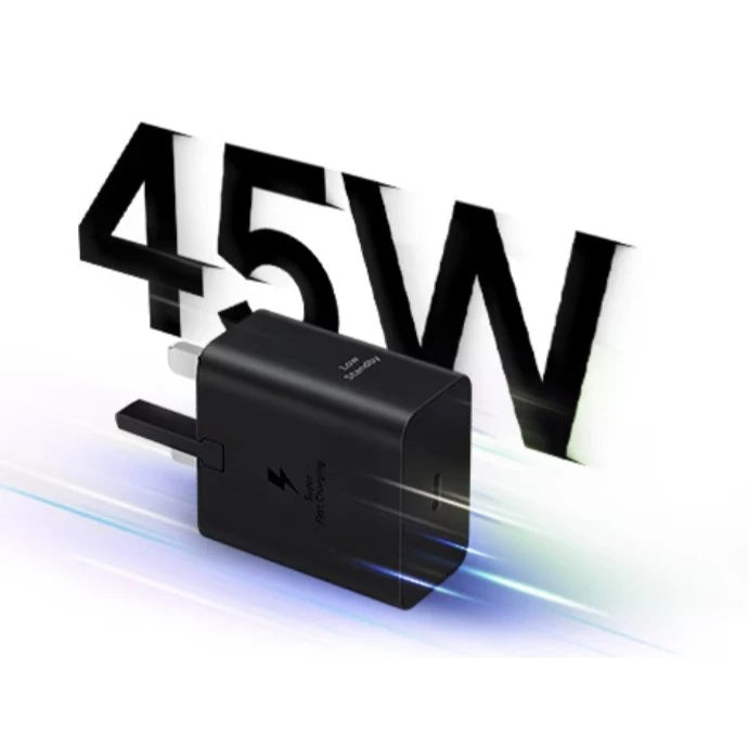Samsung Original 45W/65W Super Fast Trio USB C Adapter Charger (Brand New)