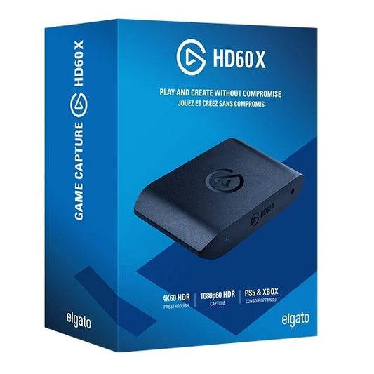 Elgato HD60 X Capture Card For Streaming - PC, Mac, Xbox, PS4/5, OBS (Brand New)