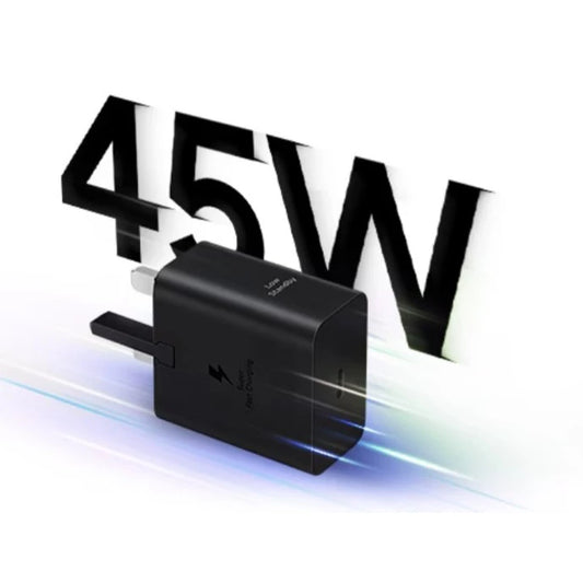 Samsung Original 45W/65W Super Fast Trio USB C Adapter Charger (Brand New)