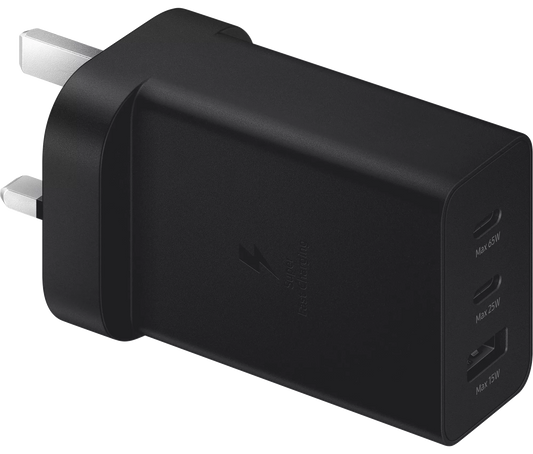 Samsung Original 45W/65W Super Fast Trio USB C Adapter Charger (Brand New)